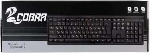 Фото: Клавіатура Cobra OK-102 USB Black № 11 | KTC