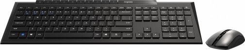 Комплект клавіатура+миша Rapoo 8210M Black