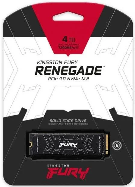 Фото: SSD-накопичувач Kingston Fury Renegade 2280 PCIe 4.0 NVMe 4TB (SFYRD/4000G) № 9 | KTC
