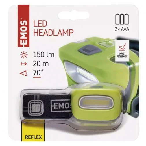 Фото: Ліхтар налобний Emos P3528 COB LED, 150 lm, 3xAAA № 6 | KTC