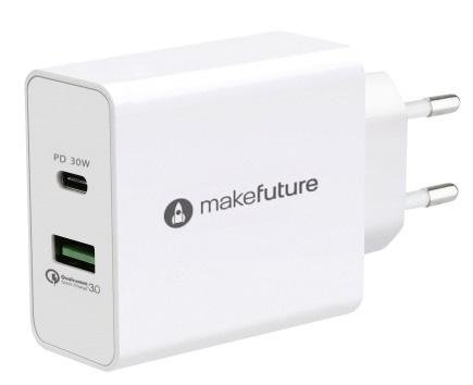 Зарядний пристрій MakeFuture MCW-322PWH White