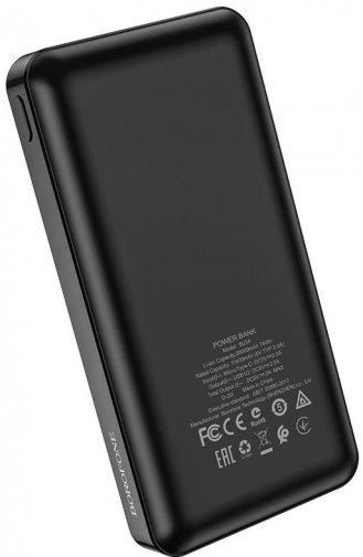 Батарея універсальна BOROFONE BJ3A 20000mAh Black (BJ3A Black)