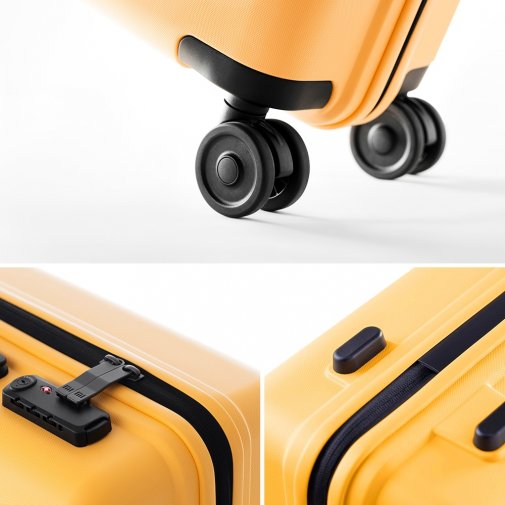 Дорожня сумка Xiaomi Ninetygo Polka dots Luggage Youth Edition 20inch Yellow (6934177708695)