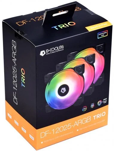 Фото: Кулер ID-COOLING DF-12025-ARGB Trio № 11 | KTC