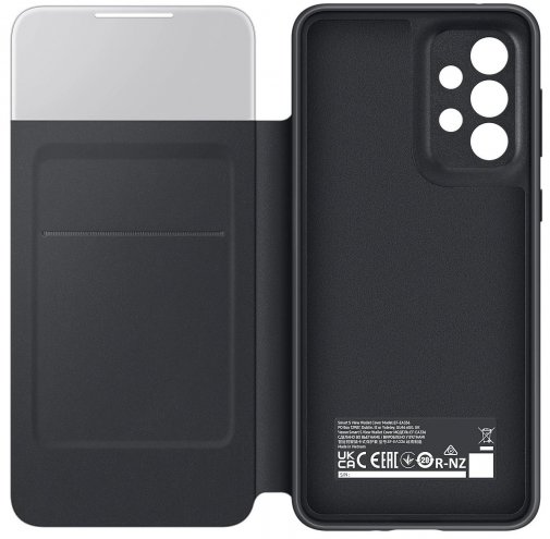 Чохол Samsung for Galaxy A33 A336 - Smart S View Wallet Cover Black (EF-EA336PBEGRU)