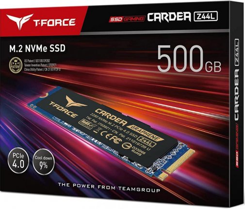 SSD-накопичувач Team Cardea Z44L 2280 PCIe 4.0 x4 500GB (TM8FPL500G0C127)