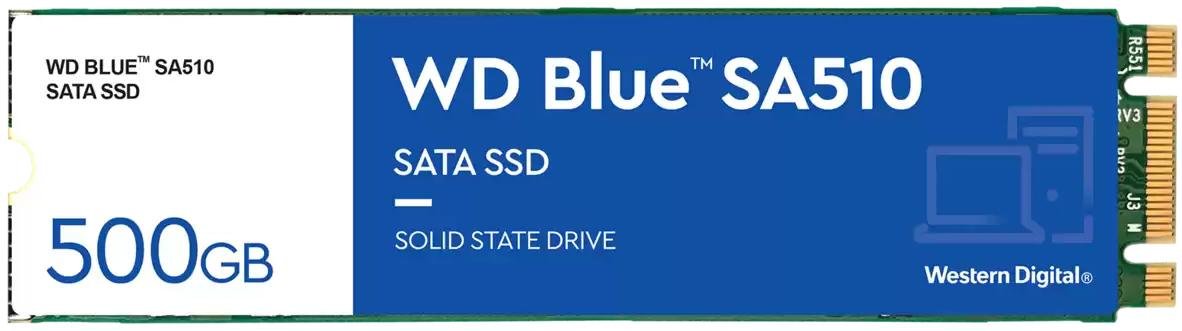 SSD-накопичувач Western Digital Blue SA510 2280 SATA III 500GB (WDS500G3B0B)