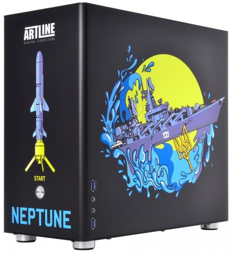 Корпус QUBE V9 Patriot Neptune Black with window (QBV9M_WBNU3PN)