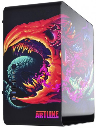 Корпус QUBE Hyper Beast Black with window (QBX3M_WBNU3PHB)