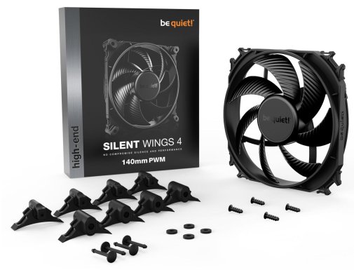 Вентилятор для корпуса be quiet! Silent Wings 4 PWM Black (BL096)