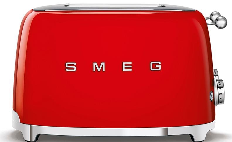 Тостер Smeg Retro Style Red (TSF03RDEU)