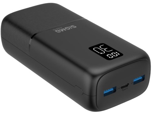  Батарея універсальна SIGMA X-Power SI30A3QL 30000mAh Black