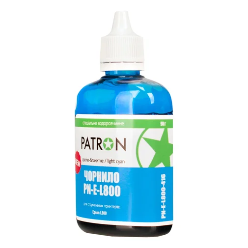 Фото: Чорнило PATRON Epson L800 світло-блакитне № 5 | KTC