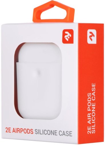 Чохол 2E for Apple Airpods - Pure Color Silicone (3.0mm) White