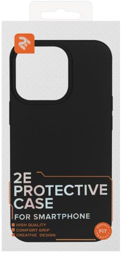 Чохол 2E for Apple iPhone 13 Pro - Basic Liquid Silicone Black (2E-IPH-13PR-OCLS-BK)
