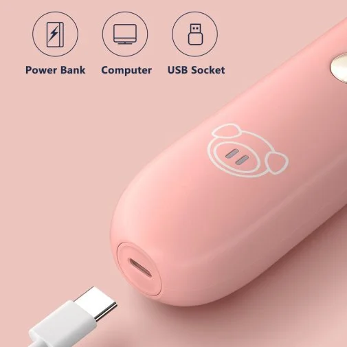 Фото: Дитяча машинка для підстригання волосся Xiaomi ENCHEN YOYO Pink № 10 | KTC