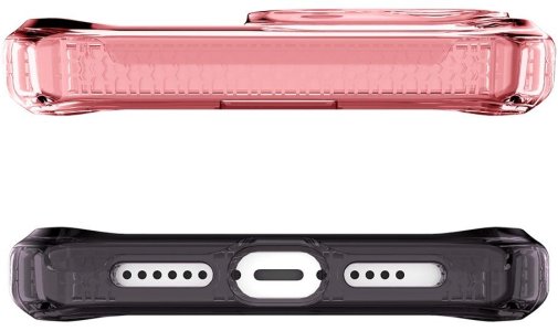 Чохол iTSkins for iPhone 14 Pus SUPREME R PRISM with MagSafe light pink and grey (AP4R-SUPMA-LPGR)