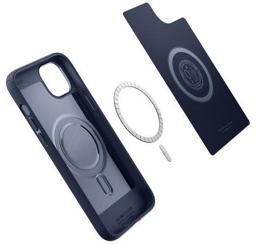 Чохол Spigen for Apple iPhone 14 - Mag Armor MagFit Navy Blue (ACS05066)