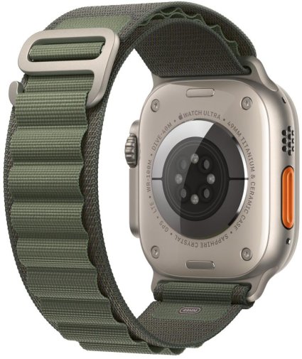 Ремінець Apple for Apple Watch 49mm - Alpine Loop Green - Medium (MQE33)