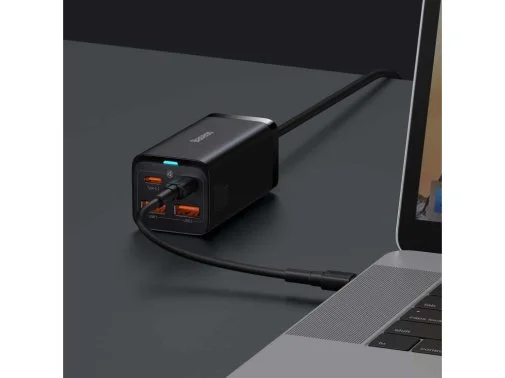 Фото: Зарядний пристрій Baseus GaN 3 Pro 100W Black with Type-C/Type-C (CCGP000101) № 14 | KTC