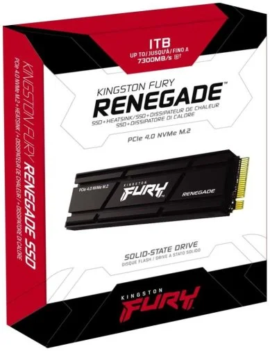 Фото: SSD-накопичувач Kingston Fury Renegade 2280 PCIe 4.0 x4 NVMe with radiator 1TB (SFYRSK/1000G) № 6 | KTC