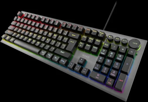 Фото: Клавіатура NOXO Conqueror Mechanical Blue Switches EN/RU Black (4770070882023) № 8 | KTC