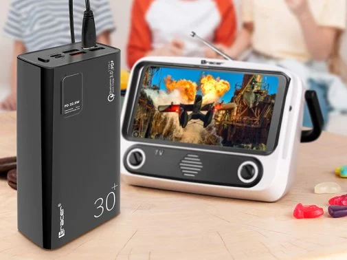 Фото: Батарея універсальна Tracer TRABAT47062 30000mAh QC/PD/SCP Black № 13 | KTC