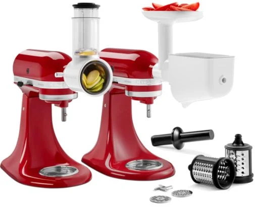 Фото: Набір насадок для планетарного міксера KitchenAid 5KSM2FPPC (м'ясорубка, протирка, овочерізка) № 14 | KTC