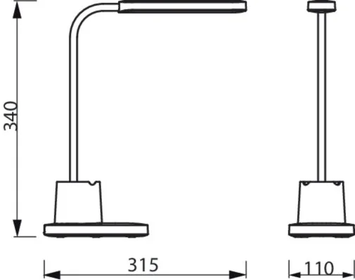 Фото: Настільна лампа Philips LED Reading Desk lamp Bucket White (929003241107) № 10 | KTC