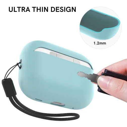 Фото: Чохол for AirPods Pro 2 - Silicon Case Two Parts Green № 9 | KTC