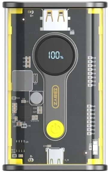 Фото: Батарея універсальна BYZ W90 20000mAh 22.5W Yellow (BYZ-W90-Y) № 5 | KTC