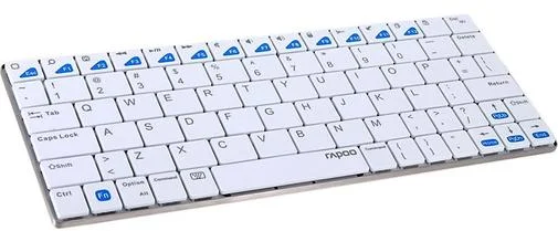 Фото: Клавіатура Rapoo Е6300 bluetooth біла № 6 | KTC