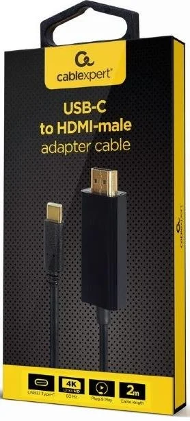 Фото: Кабель Cablexpert 4K Type-C / HDMI 2m Black (A-CM-HDMIM-02) № 5 | KTC