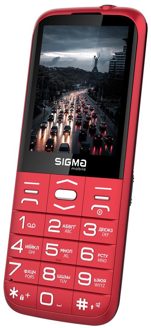 Мобільний телефон SIGMA Comfort 50 Grace Red (4827798121825)