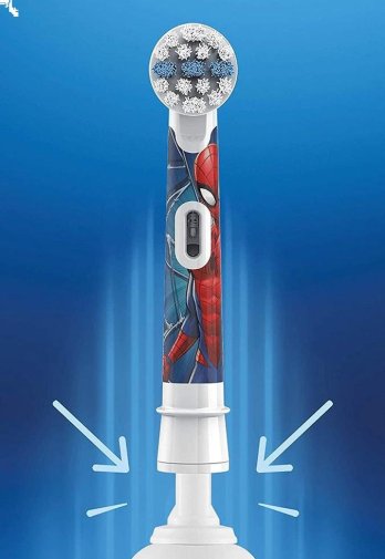Насадка для зубної щітки Braun Oral-B Kids Stages Power Spider-Man EB10 4pcs