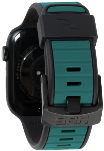 Ремінець UAG for Apple Watch 45/44/42mm - Torquay Black/Turquoise (194112R1405D)