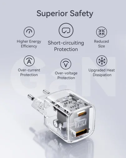 Фото: Зарядний пристрій VOLTME Revo Duo 30W GaN III White (V2016) № 9 | KTC