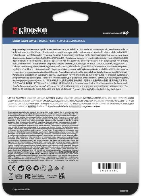 Фото: SSD-накопичувач Kingston DC600M SATA III 480GB ( SEDC600M/480G) № 8 | KTC