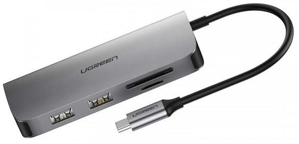 USB-хаб UGREEN CM212 Gray (50852)