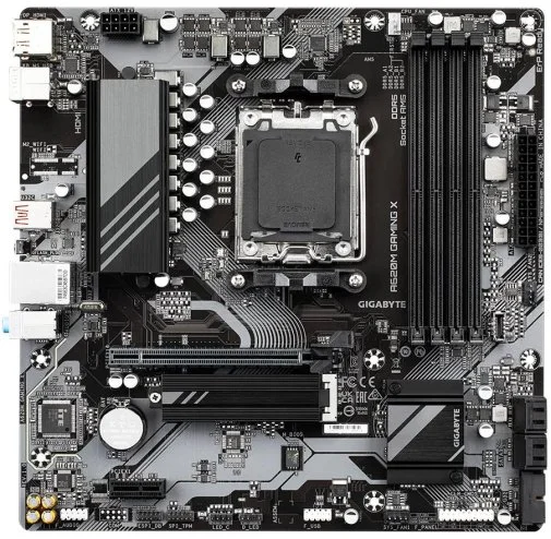 Фото: Материнська плата Gigabyte A620M GAMING X № 8 | KTC