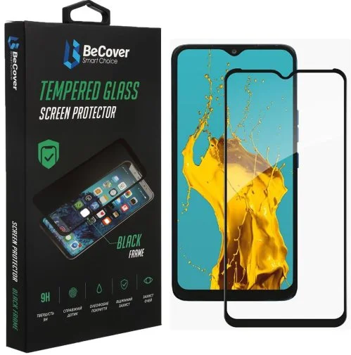 Фото: Захисне скло BeCover for Tecno Spark Go 2022 KG5m - Black (708165) № 4 | KTC