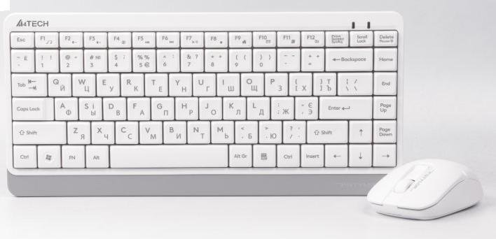 Комплект клавіатура+миша A4tech FG1112S White (FG1112S (White))