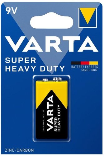 Батарейка Varta Superlife 6F22 ZINC-Carbon BLI/1 (02022101411)