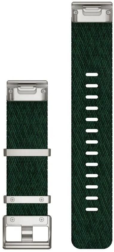 Ремінець Garmin for MARQ - 22mm QuickFit Jacquard-weave Nylon Strap Pine Green (010-13008-00)