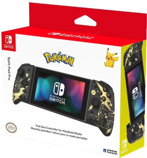 Геймпад Hori Split Pad Pro for Nintendo Switch - Pokemon Pikachu Black/Gold (NSW-295U)