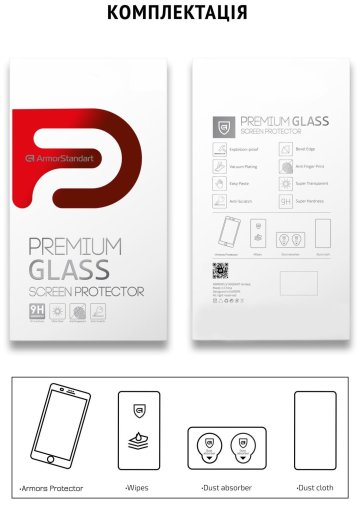 Захисне скло ArmorStandart for Xiaomi Redmi 12 - Full Glue Black (ARM66571)