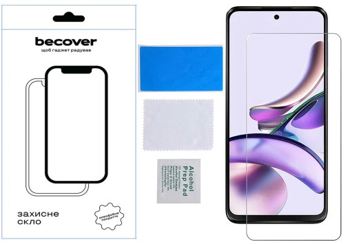 Захисне скло BeCover 3D for Motorola G13/G23/G53 - Crystal Clear Glass (709247)