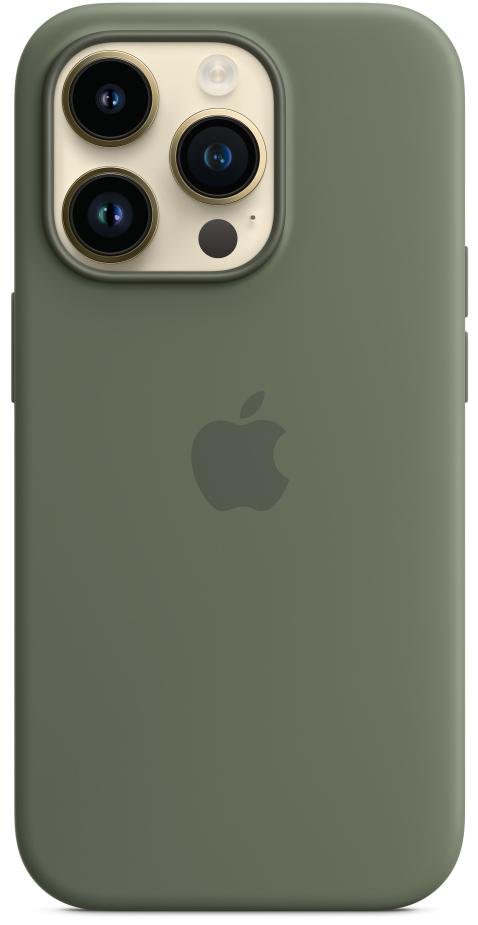 Чохол Apple for iPhone 14 Pro - Silicone Case with MagSafe Olive (MQUH3)