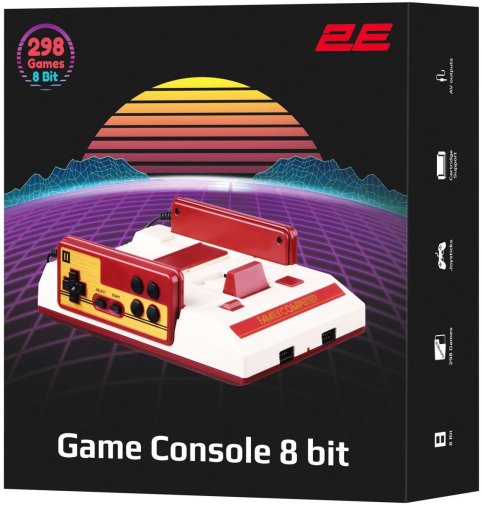 Ігрова приставка 2E 8bit AV 298 games (2E8BAVWD288)