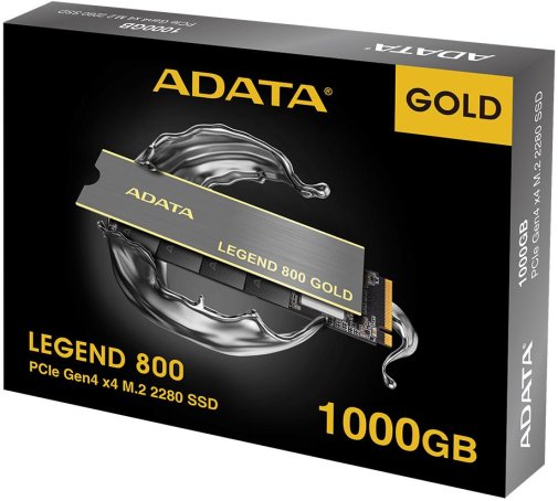 SSD-накопичувач A-Data Legend 800 Gold 2280 PCIe 4.0 x4 NVMe 1TB (SLEG-800G-1000GCS-S38)